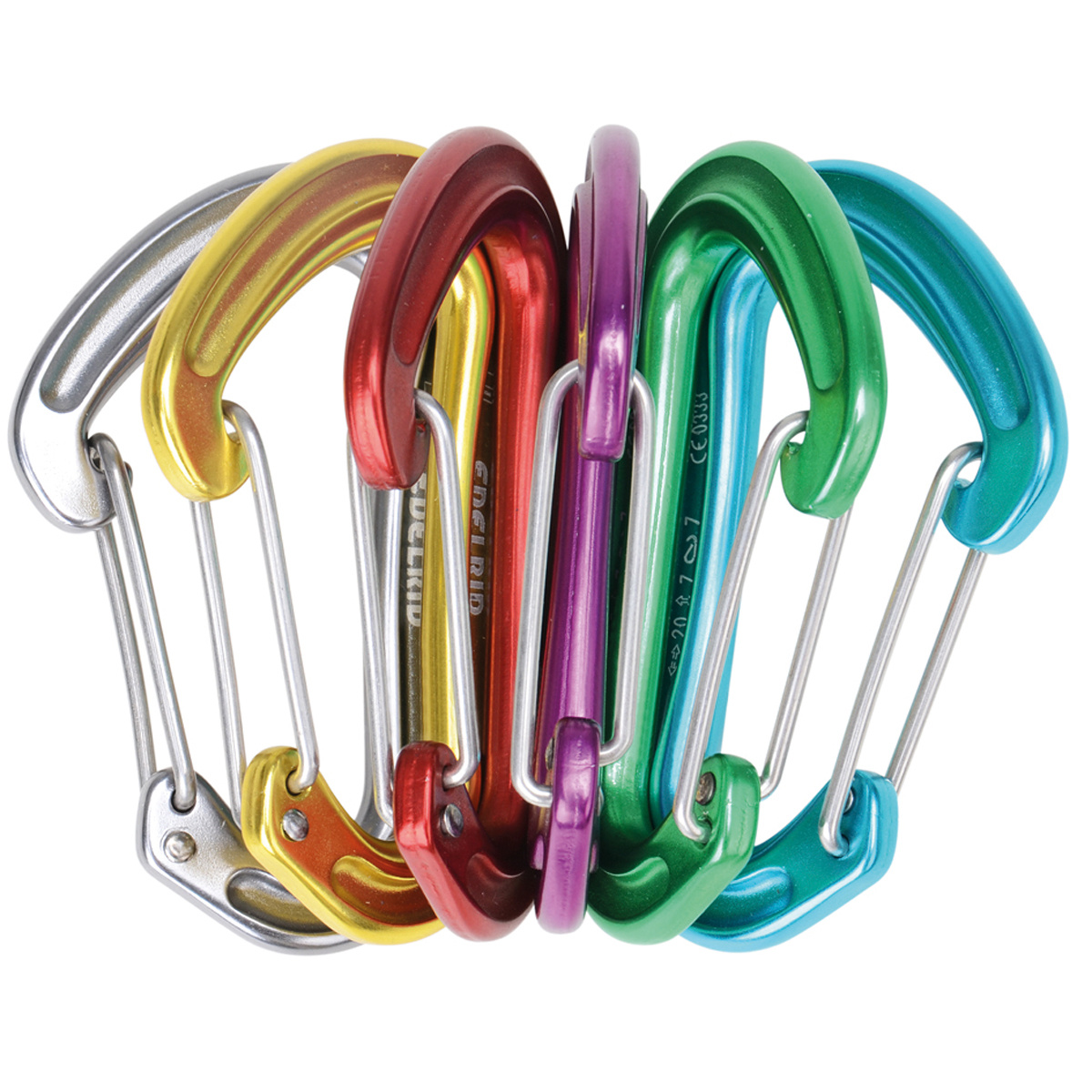 foto del prodotto edelrid moschettone nineteen g sixpack