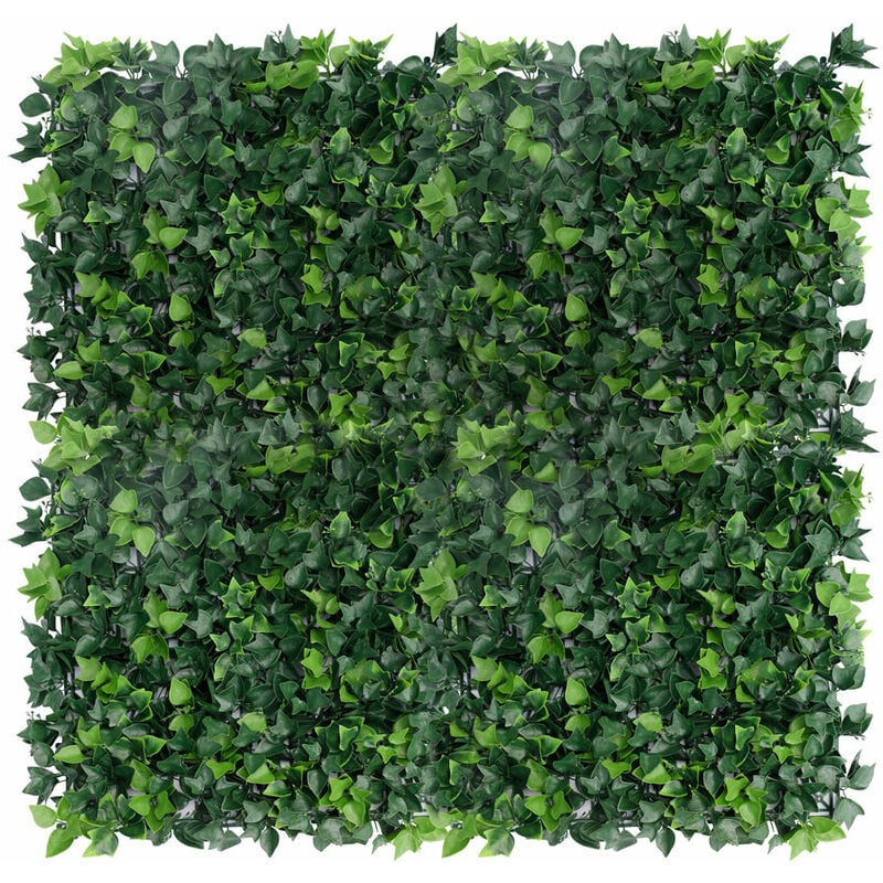 foto del prodotto edera siepe artificiale mix verdi cm 100x100 uvr mattonelle