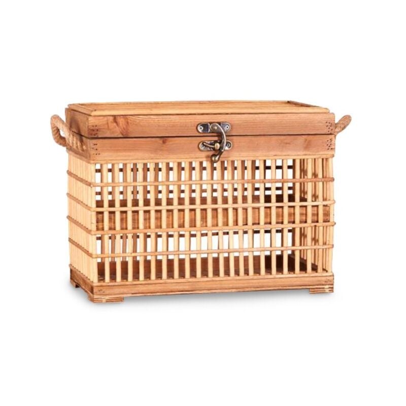 foto del prodotto edg baule bamboo rettangolo h34