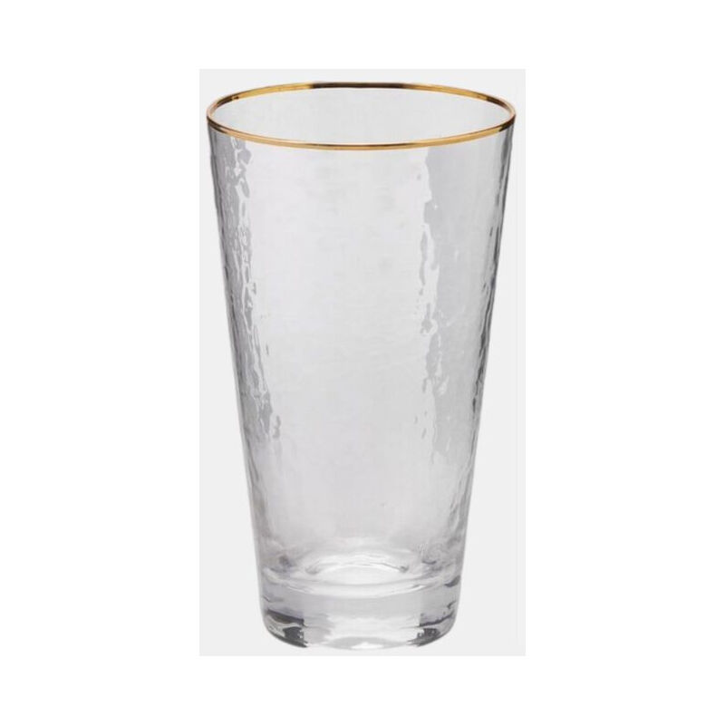 foto del prodotto edg, calice flute in vetro goldrim 7xh26cm, natale, decorazioni casa