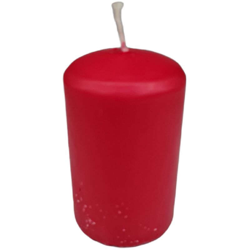 foto del prodotto edg candele decorative colorate natalizie per interno set da 8 pezzi 5 cm bianco