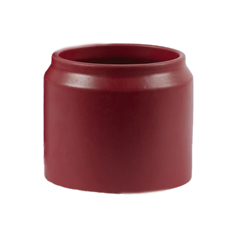 foto del prodotto edg, vaso decorativo in ceramica 21,5xh17,5 rosso, natale, decorazioni casa