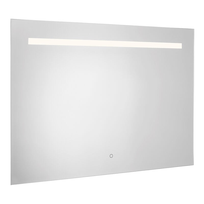 foto del prodotto edgar specchio 120x70 con striscia led sabbiata codice prod 000032550000000 gedy