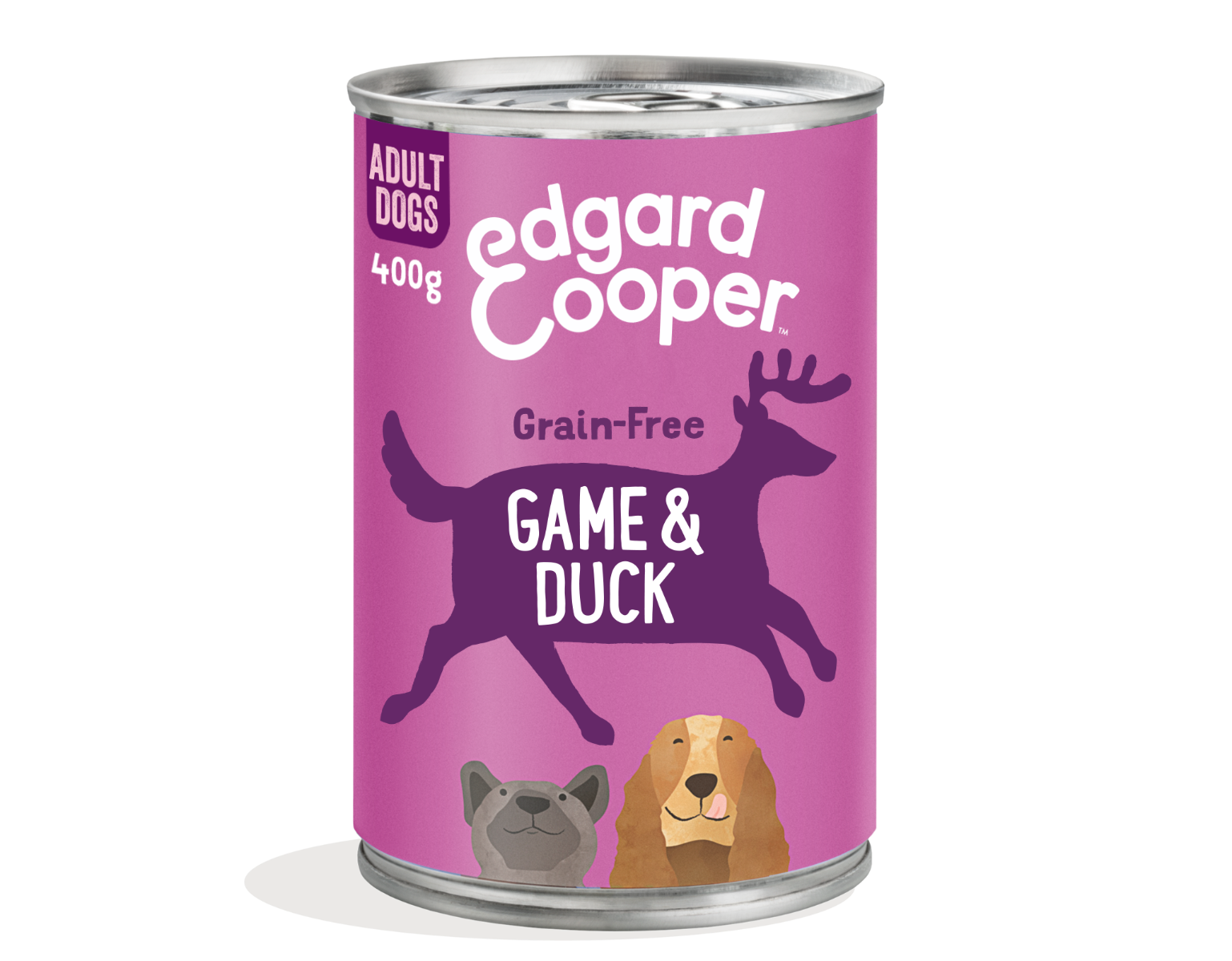 foto del prodotto edgard cooper adult grain free 400 gr selvaggina e anatra confezione da 6 pezzi cibo umido per cani 1 ordine scegli lo sconto bzr5 bzr20 200 punti fedelt 