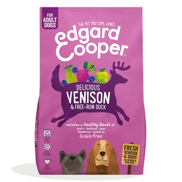 foto del prodotto edgard cooper adult grain free anatra e cervo 7 kg croccantini per cani 1 ordine scegli lo sconto bzr5 bzr20 200 punti fedelt 