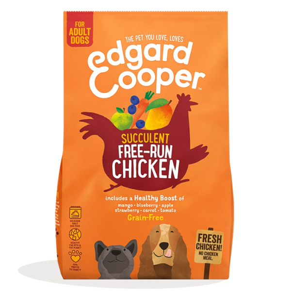 foto del prodotto edgard cooper adult grain free pollo 7 kg formato crocchetta normale croccantini per cani 1 ordine scegli lo sconto bzr5 bzr20 200 punti fedelt 