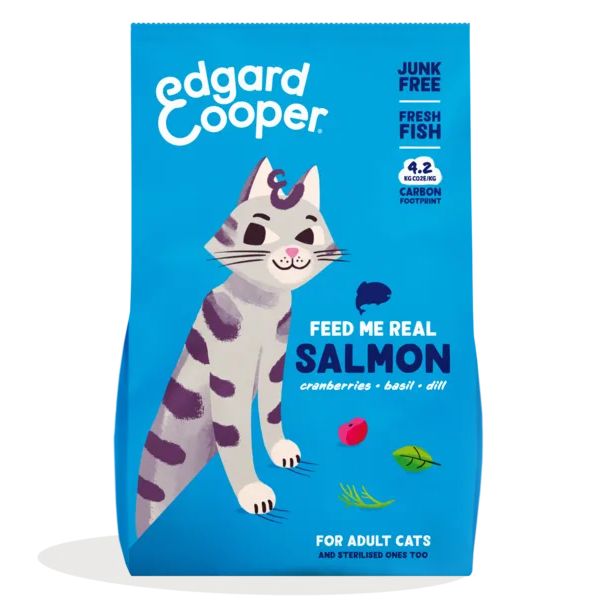 foto del prodotto edgard cooper cat adult grain free salmone 4 kg 1 ordine scegli lo sconto bzr5 bzr20 200 punti fedelt 