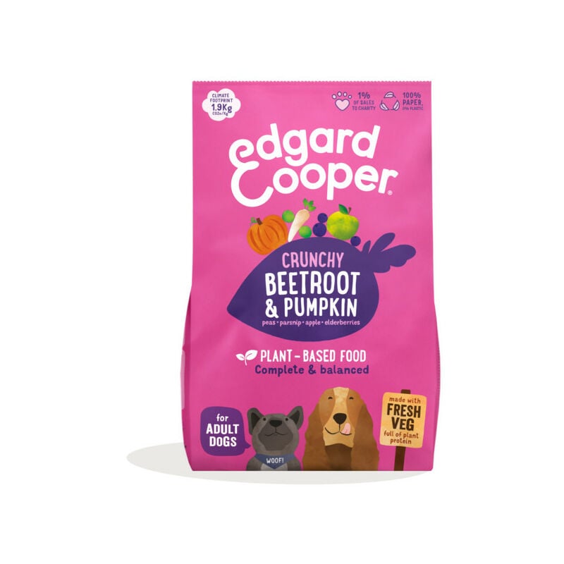 foto del prodotto edgard cooper grain free vegetal per cani adult con barbabietola