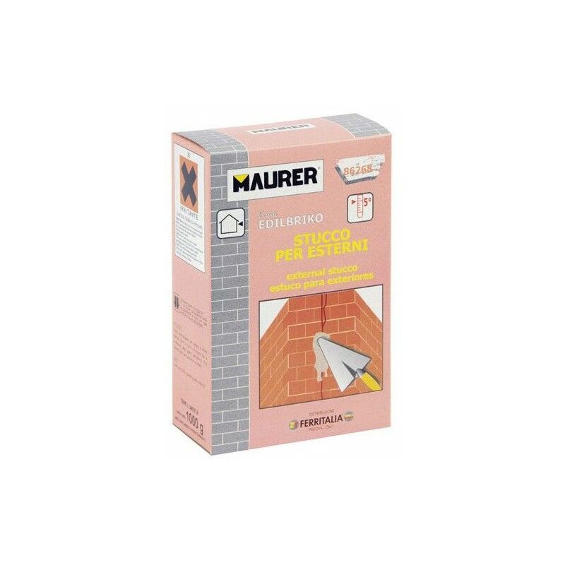 foto del prodotto edil stucco esterno. maurer scatola 1 kg. 