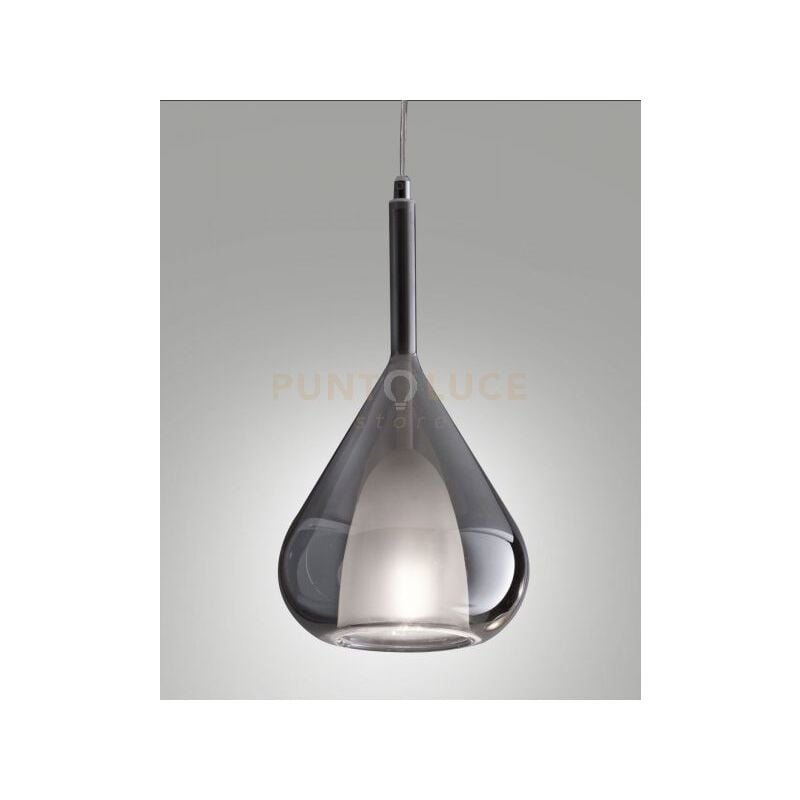 foto del prodotto edison 3481 50 126 vetro fume completo di cavo x kit luci senza base di attacco