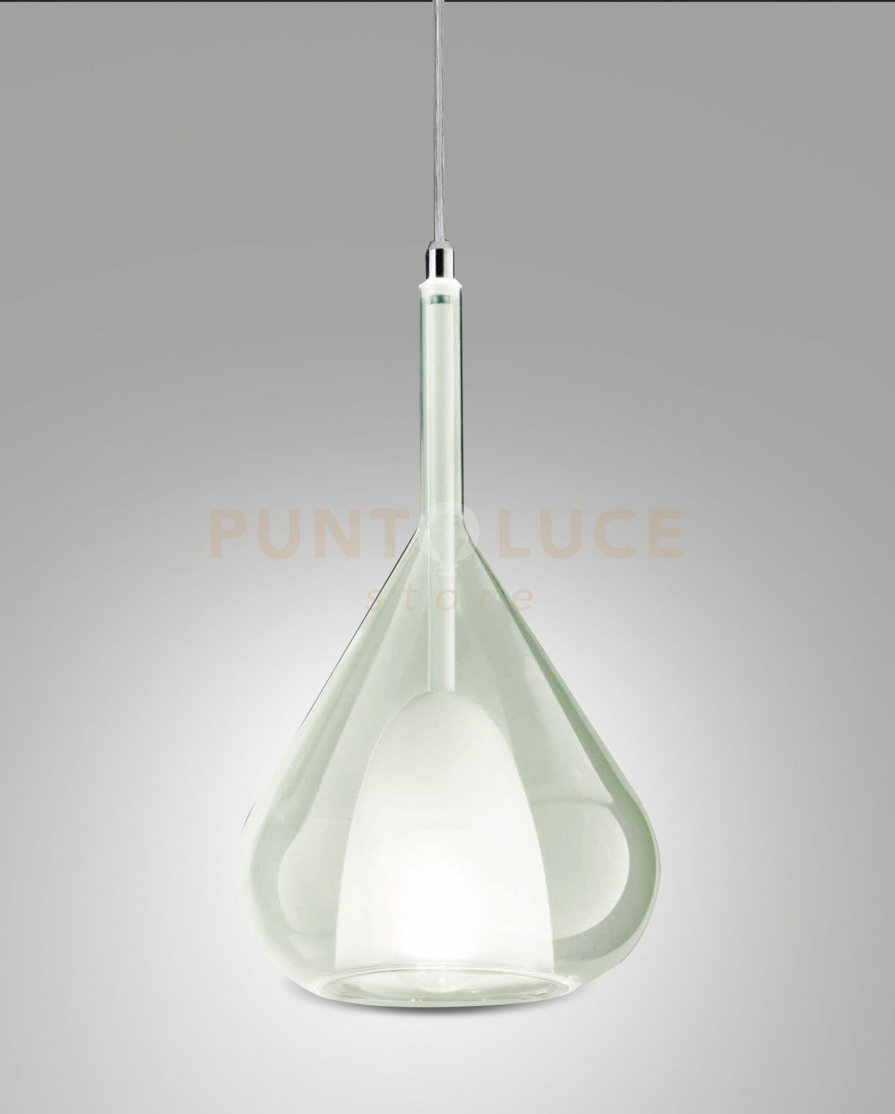 foto del prodotto edison 3481 50 140 vetro verde completo di cavo x kit luci senza base di attacco