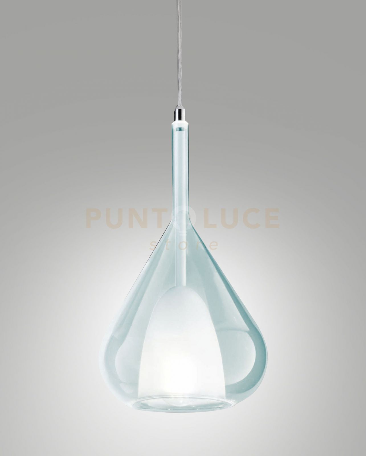 foto del prodotto edison 3481 50 244 vetro azzurro completo di cavo x kit luci senza base di attacco