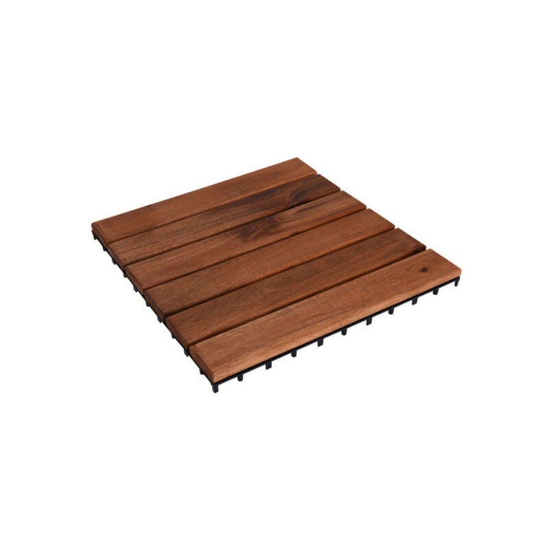 foto del prodotto edm 9 piastrelle per decking in acacia progarden 30x30cm