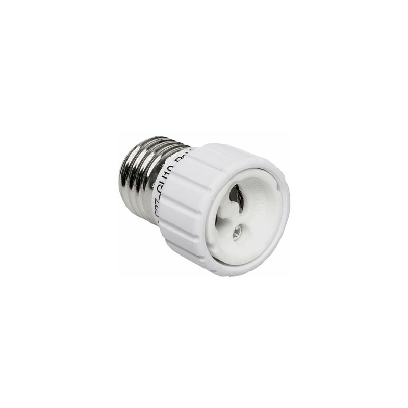 foto del prodotto edm adattatore per portalampada da e27 a gu10 solo installazioni a 12 v o inferiori 