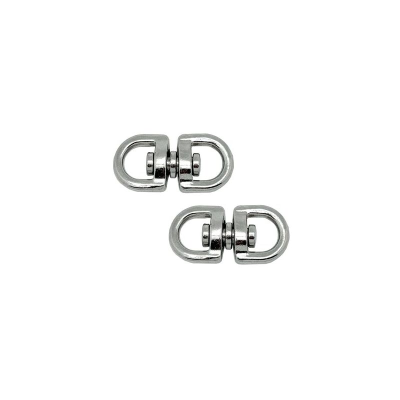 foto del prodotto edm anello girevole ap12 con apertura 10mm 3 8 in acciaio nichelato 2 unit 