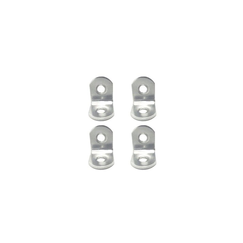foto del prodotto edm angolari di rinforzo an24 20x20x16mm in acciaio inox 4 unit , viti incluse 