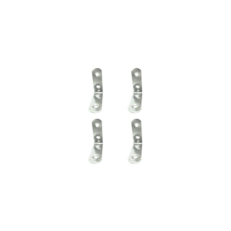 foto del prodotto edm angolari di rinforzo an24 50x50x16mm in acciaio inox 4 unit , viti incluse 