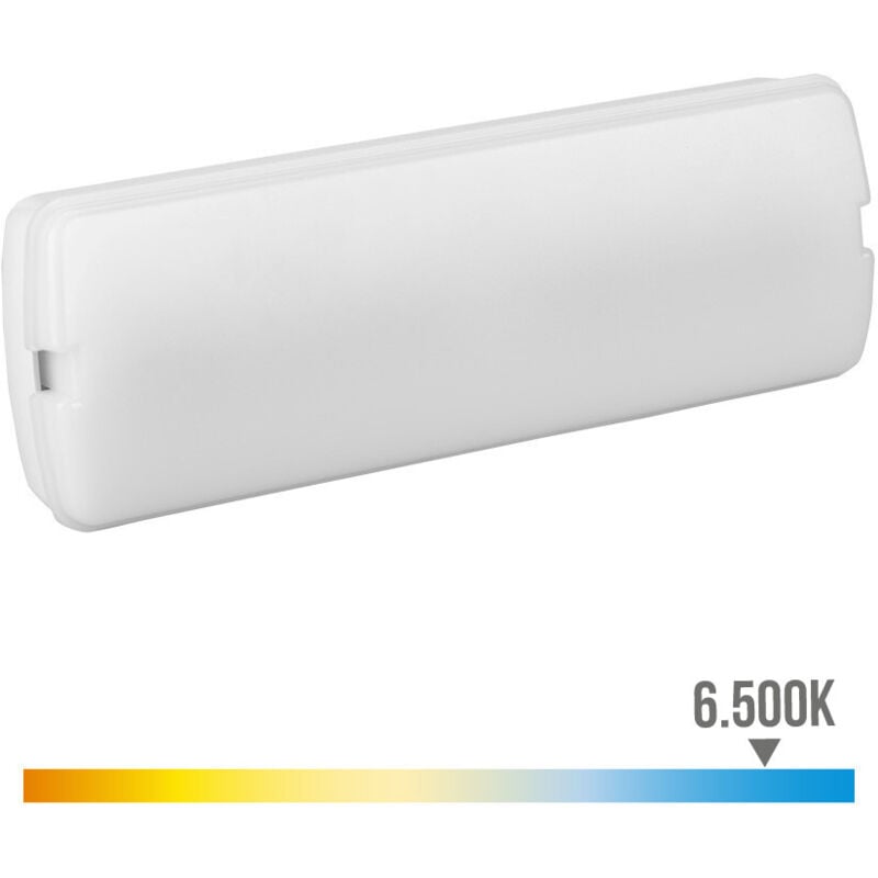 foto del prodotto edm applicazione murale di emergenza led 160 160lm 0,5 0,5w fralatn frame in fralatn 24x4x8cm fralatn