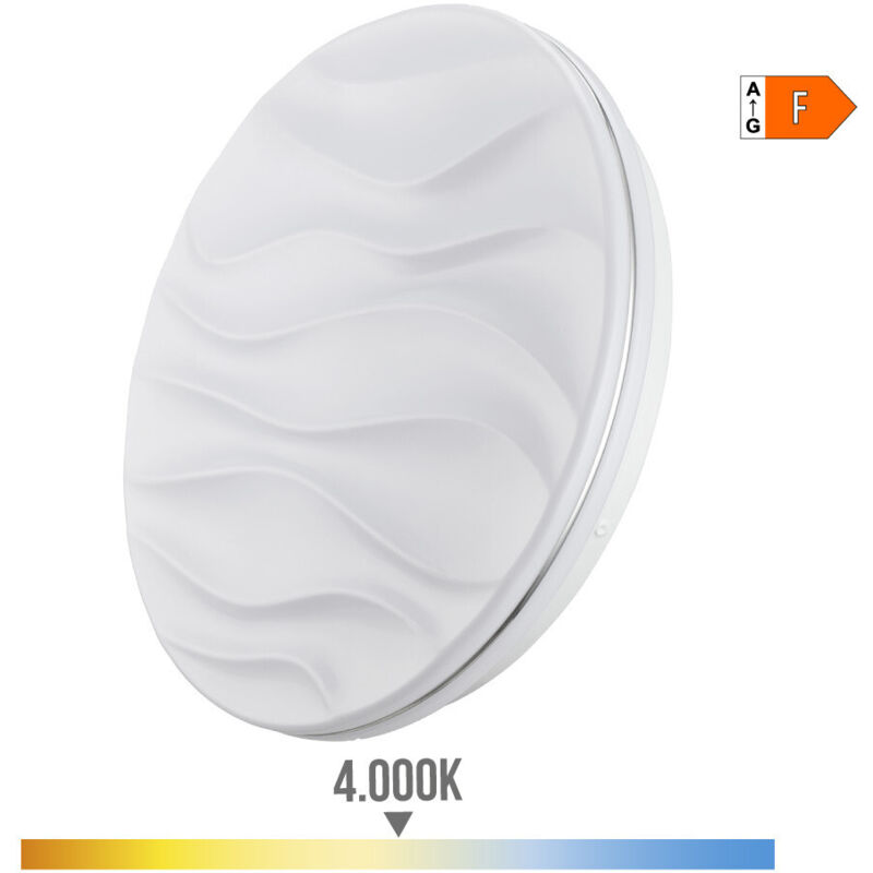 foto del prodotto edm applicazione murale led superficie 24 24wfralatn luce del giorno38 38cm 24 2490lmfralatn modello dessert