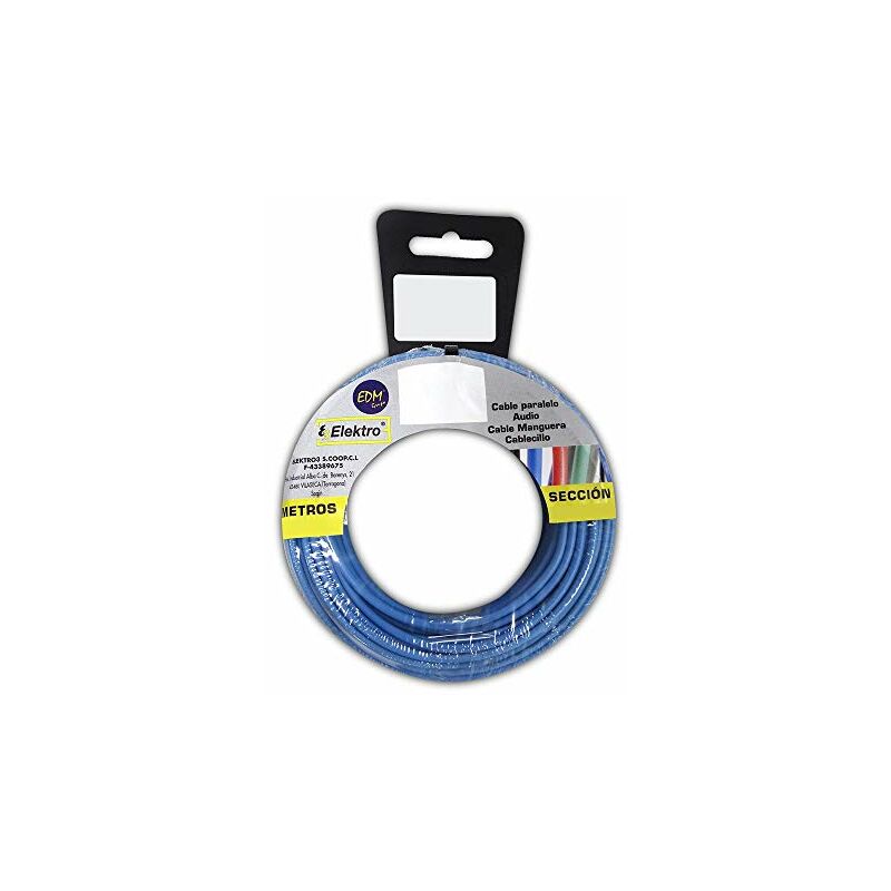 foto del prodotto edm avvolgicavo flessibile 1,5 mm blu 50 metri senza alogeni