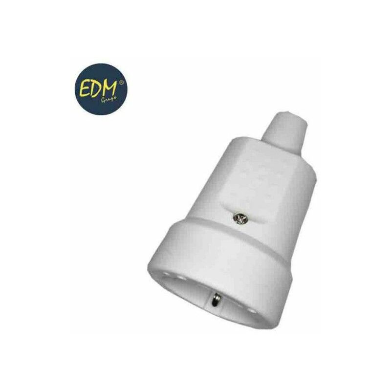 foto del prodotto edm base pneumatica per elettroerosione in pvc 10 16a 250v t tl ip44 4,8 mm bianco confezionato 