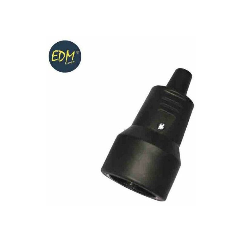 foto del prodotto edm base pneumatica per elettroerosione in pvc 10 16a 250v t tl ip44 4,8 mm nero confezionato 