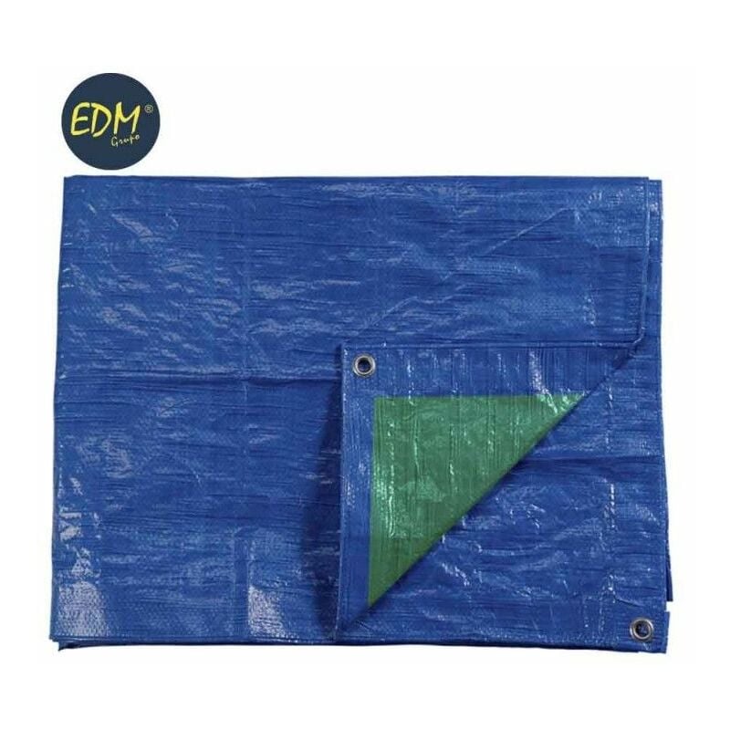 foto del prodotto edm blu verde occhielli di metallo 90 g m2 2 x 3 m