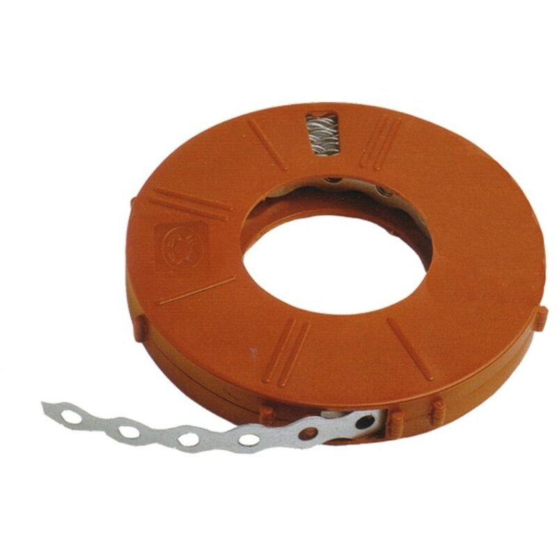 foto del prodotto edm - bobina di nastro perforato in lamiera di acciaio zincato da 10 m