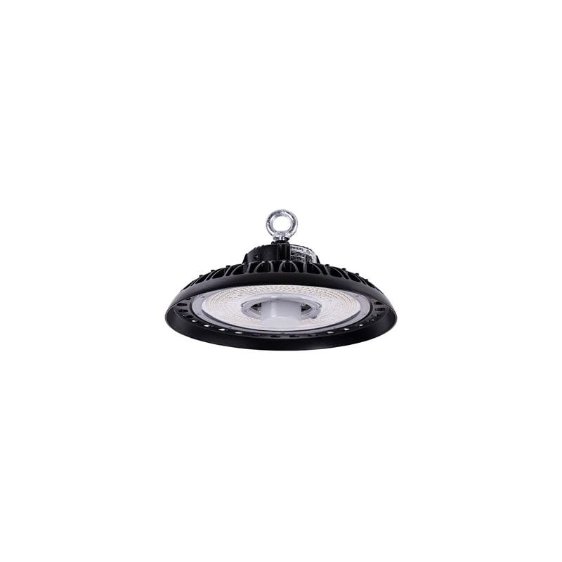 foto del prodotto edm campanello led con driver e led philips lumiled 150w 4000k 24000lm ip65 ik08 34x18cm nero