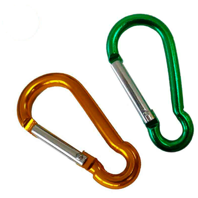 foto del prodotto edm carabiner in alluminio multicolore 10mm x 10cm leggero e resistente colori assortiti