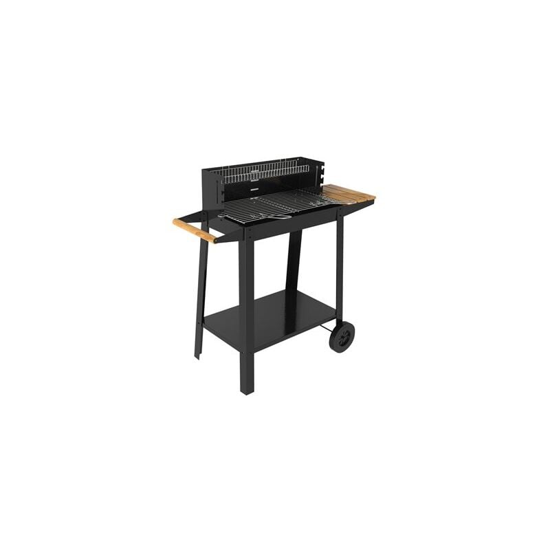 foto del prodotto edm carrello per barbecue a carbone portatile in acciaio musters 520 mm x 270 mm
