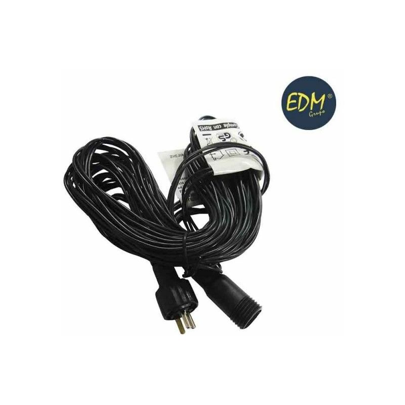 foto del prodotto edm cavo di prolunga da 5 m per ghirlanda o tenda easy connect interno esterno 