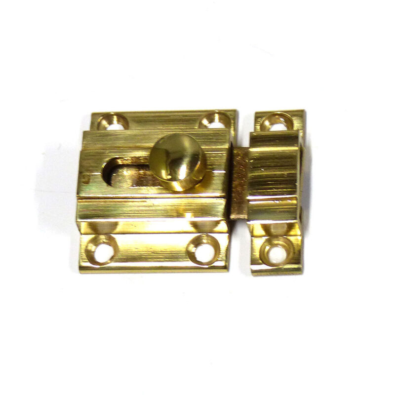 foto del prodotto edm chiavistello per porta 85081 dorato acciaio ottone lucido 20 mm 35 mm barretta per capelli