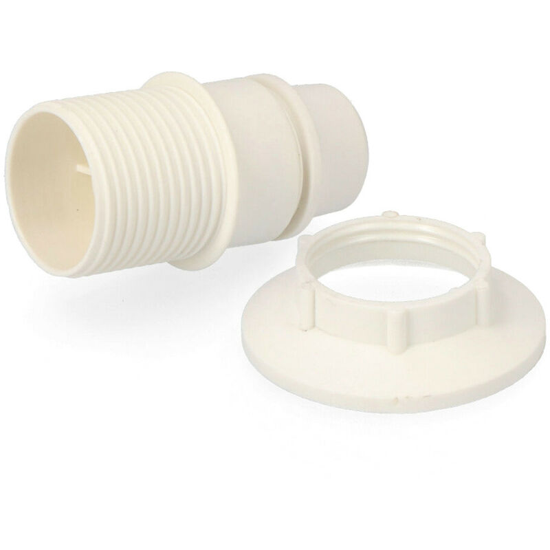 foto del prodotto edm coda e14 semifiltrata termoplastico bianco inclusa la rondella interno
