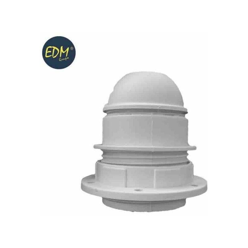 foto del prodotto edm cuccia semifiltrata e27 bianca termoplastico fralatn rotturabile