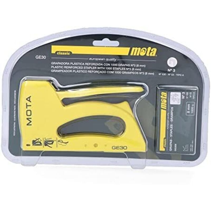 foto del prodotto edm - cucitrice classica n. 3 + 1000 punti metallici 8mm ge30 mota