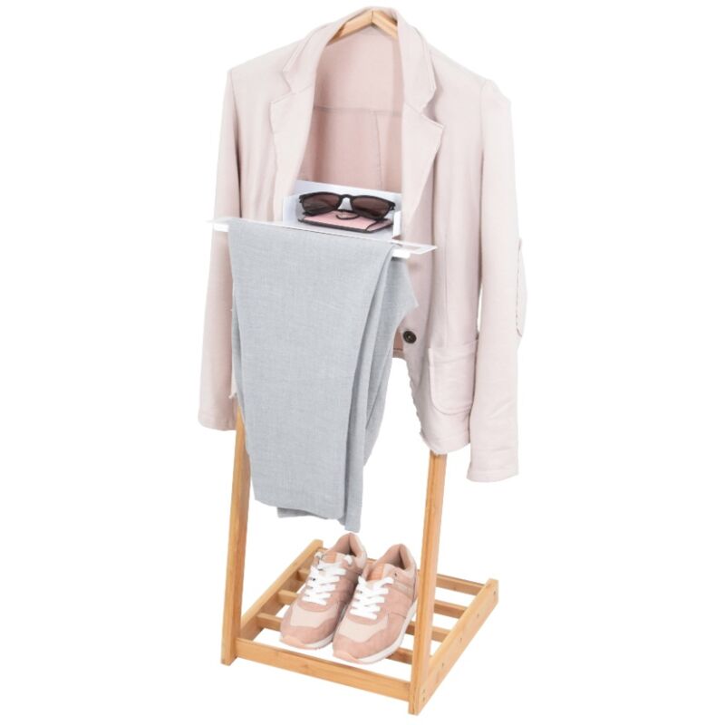 foto del prodotto edm domopak living indossatore biancheria in bamboo con svuotatasche