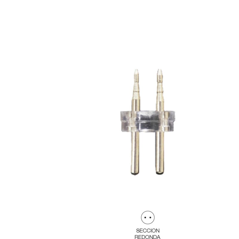 foto del prodotto edm edp 71427 connettore per tubi flexilux flexiled 13 mm a 2 vie con punto dritto