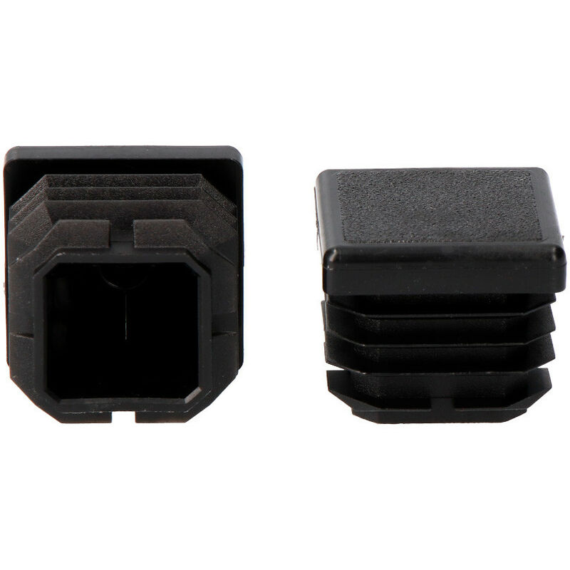 foto del prodotto edm embout quadrato 50x50mm nero polipropilene uso professionale e domestico