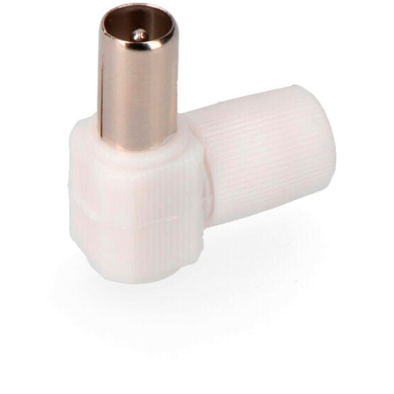foto del prodotto edm fichia tv coda maschio 9,5 mm retragibile poly polietilene biancofralatn