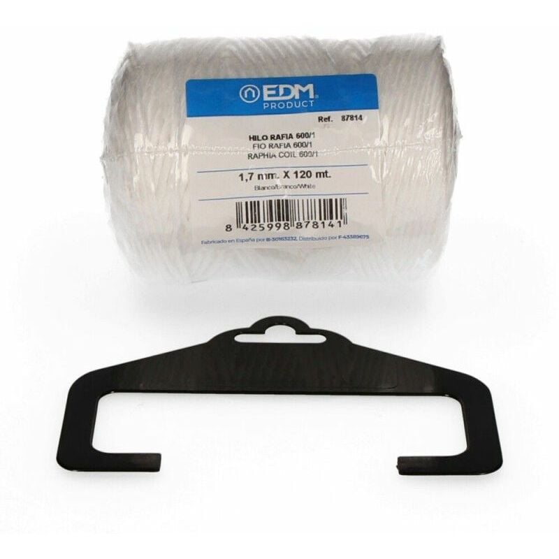 foto del prodotto edm filato di rafia per elettroerosione 600 1 bobina 220 g 120 m bianco