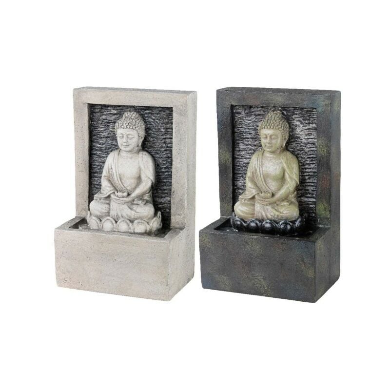 foto del prodotto edm fontana buddha 10x15x h 23,5cm assortite