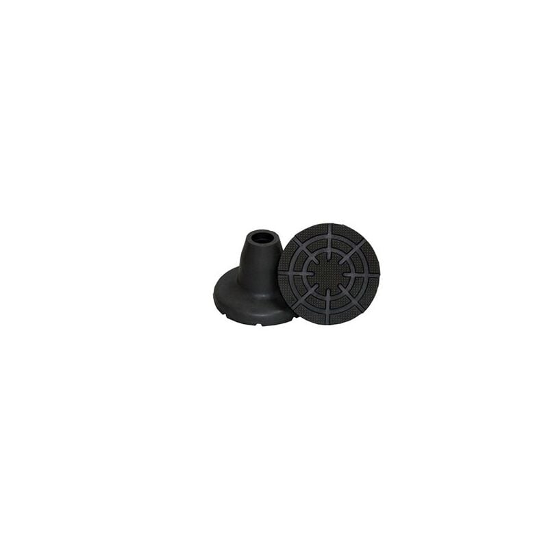 foto del prodotto edm ghiera speciale per stampella con ventosa nera 22x80mm