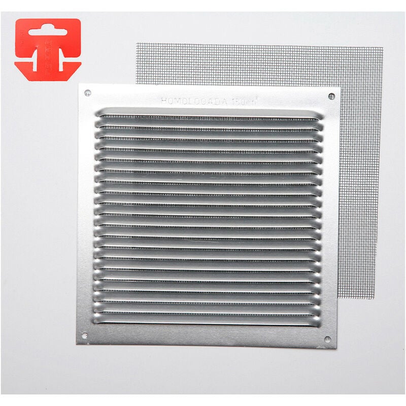 foto del prodotto edm griglia di separazione in alluminio mosticida 17x17 cm cromata