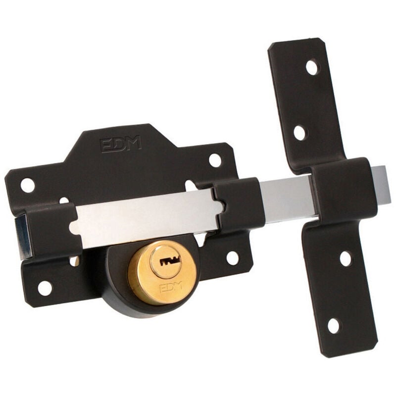 foto del prodotto edm - il bullone di sicurezza nero include 5 chiavi di sicurezza