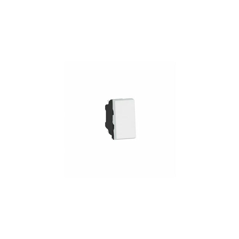 foto del prodotto edm interruttore mosaico easyled 10 ax 250v 1 modulo, bianco