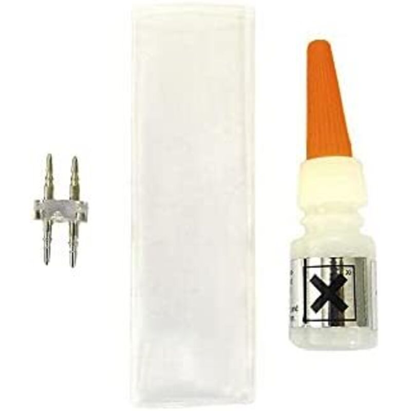 foto del prodotto edm - kit di raccordi a 2 vie per tubi flexilux flexiled