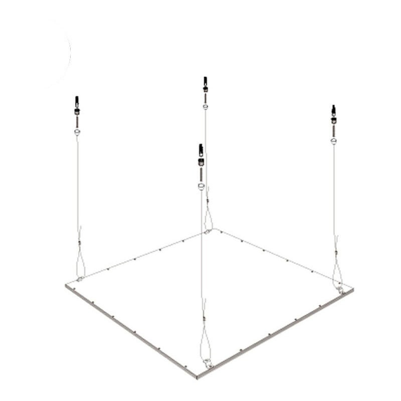 foto del prodotto edm kit di sospensione pannello led 89 cm cromo compatibile