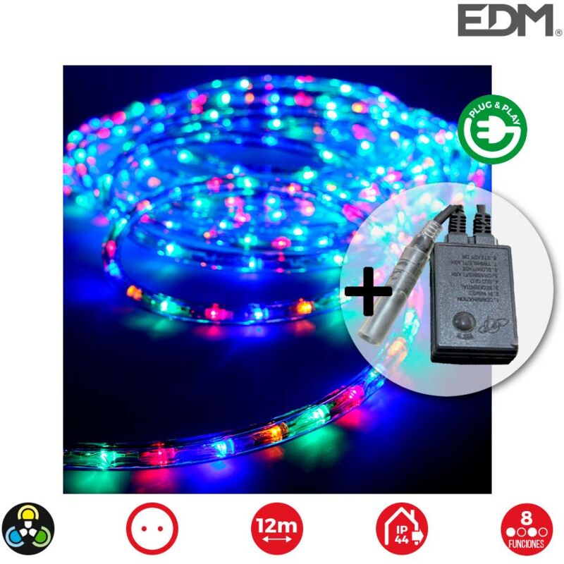 foto del prodotto edm kit flexiled 12m multifunzione multicolore