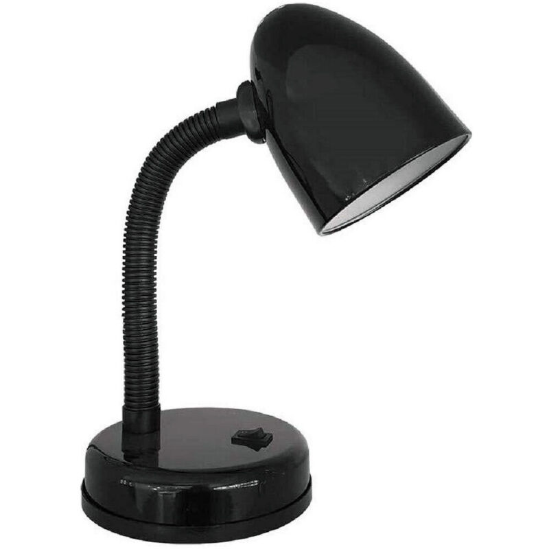 foto del prodotto edm lampada da scrivania 30255 amsterdam nero metallo 60 w 13 x 34 cm e27 flexo lampada da scrivania